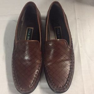 Cole Haan Leather Flats Brown Sz 8 1/2 AA